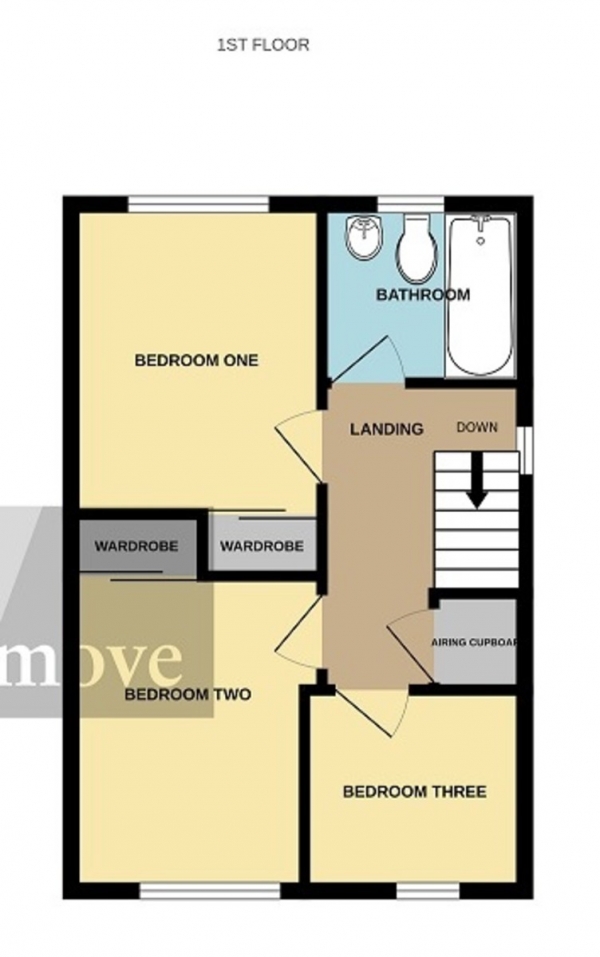 Floor Plan Image for 3 Bedroom Semi-Detached House to Rent in Shellthorn Grove, Bridgwater