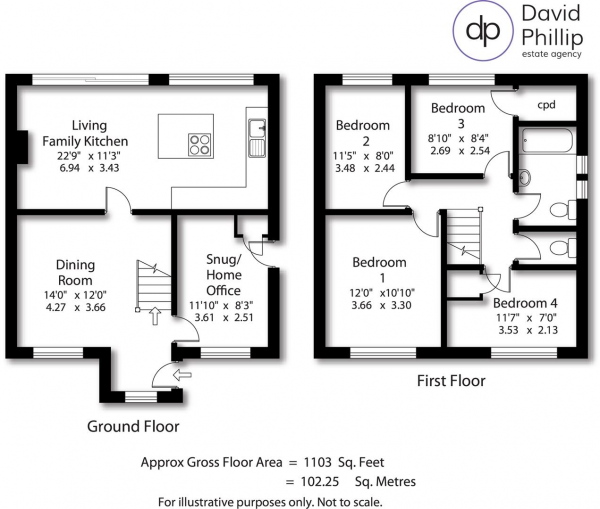 Floor Plan Image for 4 Bedroom Semi-Detached House for Sale in Brownberrie Lane, Horsforth, Leeds