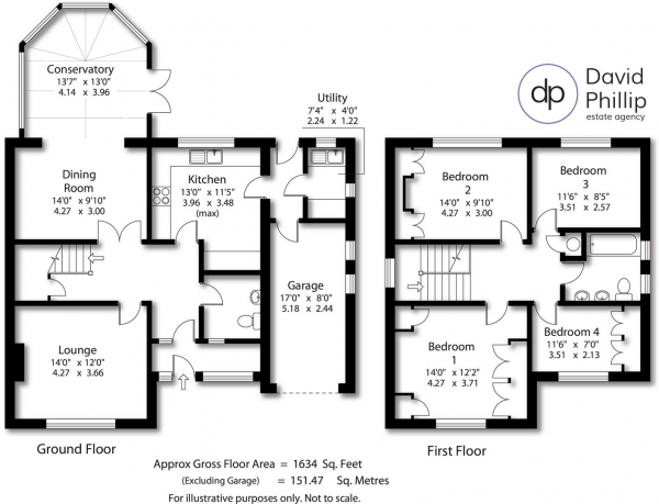 Floor Plan Image for 4 Bedroom Detached House for Sale in Tredgold Avenue, Bramhope, Leeds