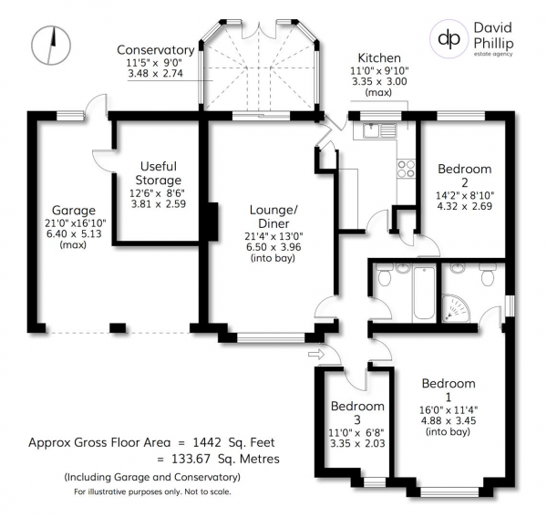 Floor Plan Image for 3 Bedroom Detached House for Sale in Mulberry Avenue, Adel, Leeds