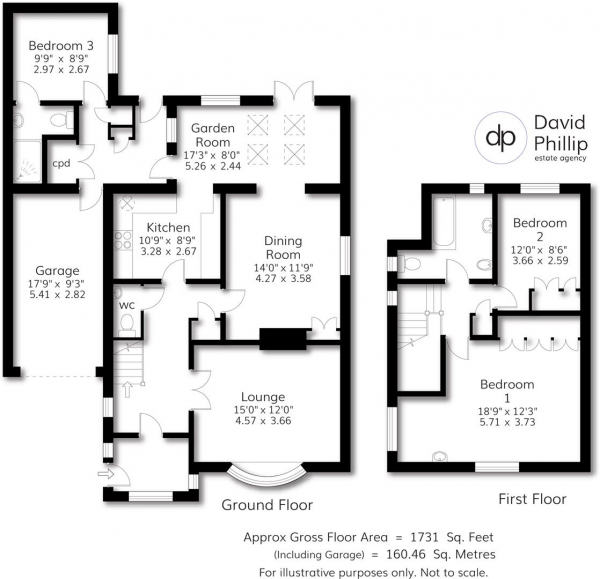 Floor Plan Image for 3 Bedroom Detached House for Sale in Wyncroft Grove, Bramhope, Leeds