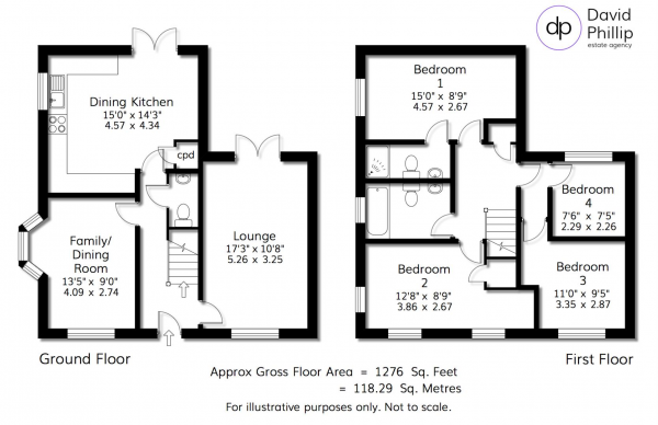 Floor Plan Image for 4 Bedroom Detached House for Sale in Falling Foss Way, Bramhope, Leeds