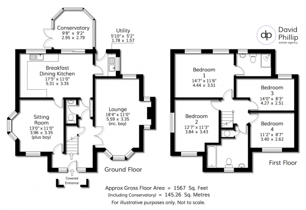 Floor Plan Image for 4 Bedroom Detached House for Sale in Oaklands Avenue, Adel, Leeds