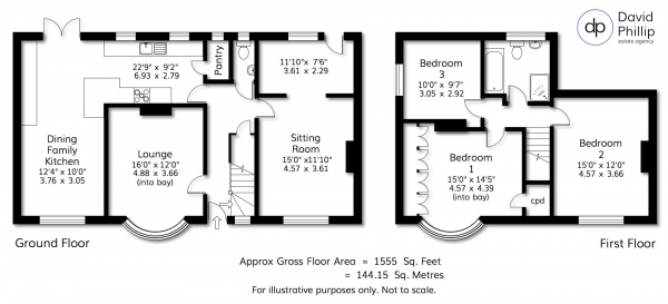 Floor Plan Image for 3 Bedroom Detached House for Sale in Primley Park Avenue, Leeds