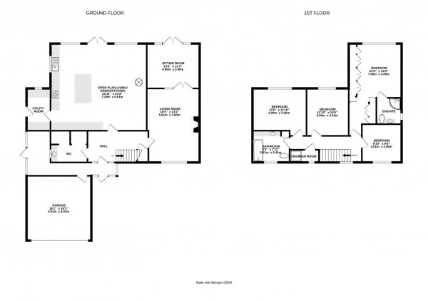 Floor Plan Image for 4 Bedroom Detached House for Sale in Home Close, Dingley, Market Harborough