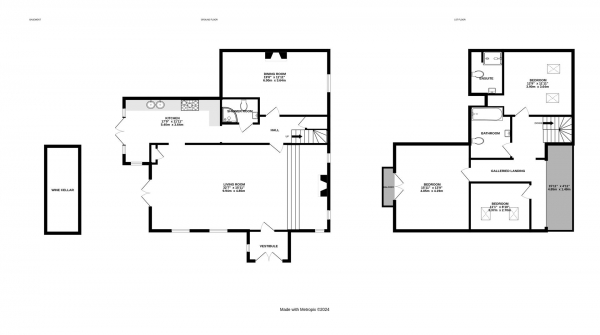 Floor Plan Image for 3 Bedroom Detached House for Sale in Old School House, Post Office Lane, Newton Harcourt, Leicester