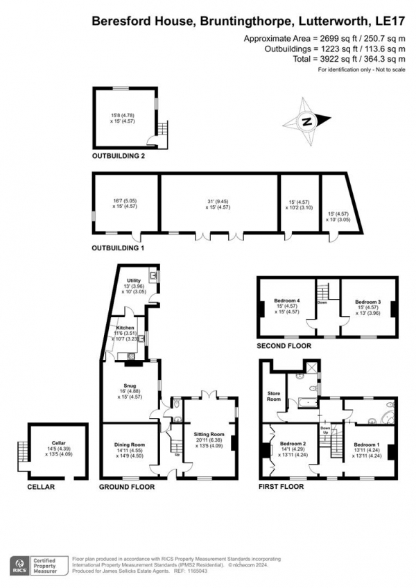 Floor Plan Image for 4 Bedroom Detached House for Sale in Beresford House, Bruntingthorpe, Lutterworth