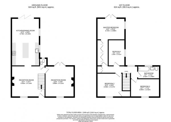 Floor Plan Image for 4 Bedroom Property for Sale in The Hamlet, Main Street, Saddington