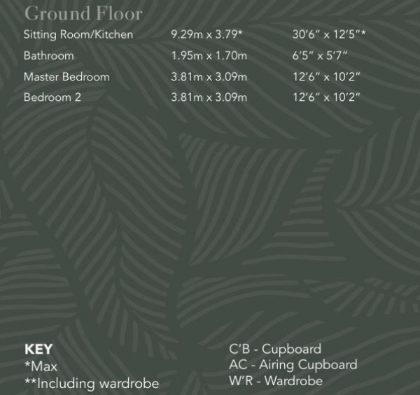 Floor Plan Image for 2 Bedroom Detached Bungalow for Sale in Starlings (Plot 8) Homefield Green, Medbourne, Market Harborough