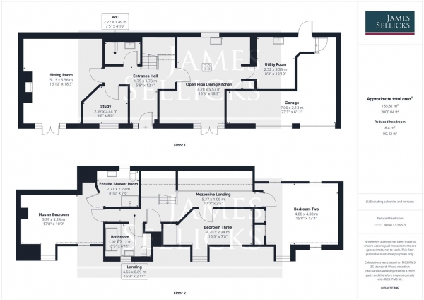 Floor Plan Image for 3 Bedroom Barn Conversion for Sale in The Foxton, Rolleston Old Stables, Rolleston, Leicestershire