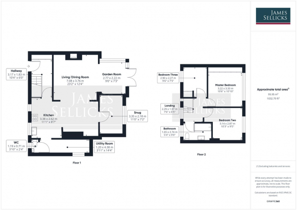 Floor Plan Image for 3 Bedroom Semi-Detached House for Sale in Orchard Street, Fleckney, Leicestershire