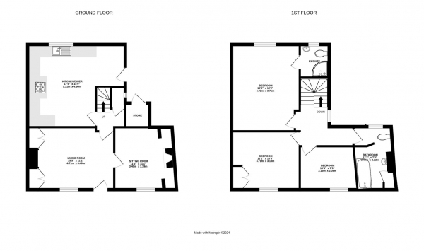 Floor Plan Image for 3 Bedroom Terraced House for Sale in High Street, Husbands Bosworth, Lutterworth