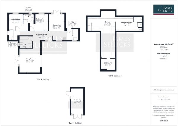 Floor Plan Image for 2 Bedroom Detached Bungalow for Sale in Higher Green, Great Glen, Leicestershire