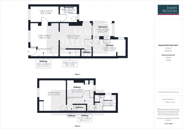 Floor Plan Image for 3 Bedroom Semi-Detached House for Sale in Peveril Road, Ashby Magna, Lutterworth