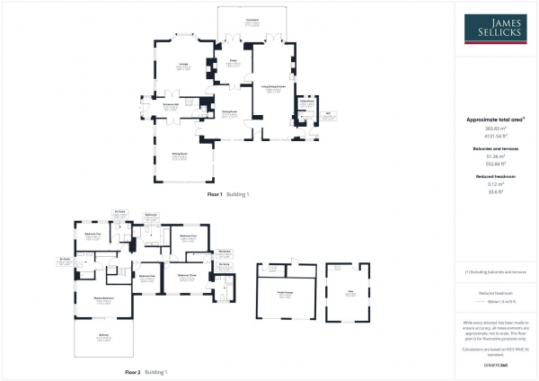 Floor Plan Image for 5 Bedroom Detached House for Sale in Holt Farm, Holt Lane, Cosby Hill, Ashby Magna