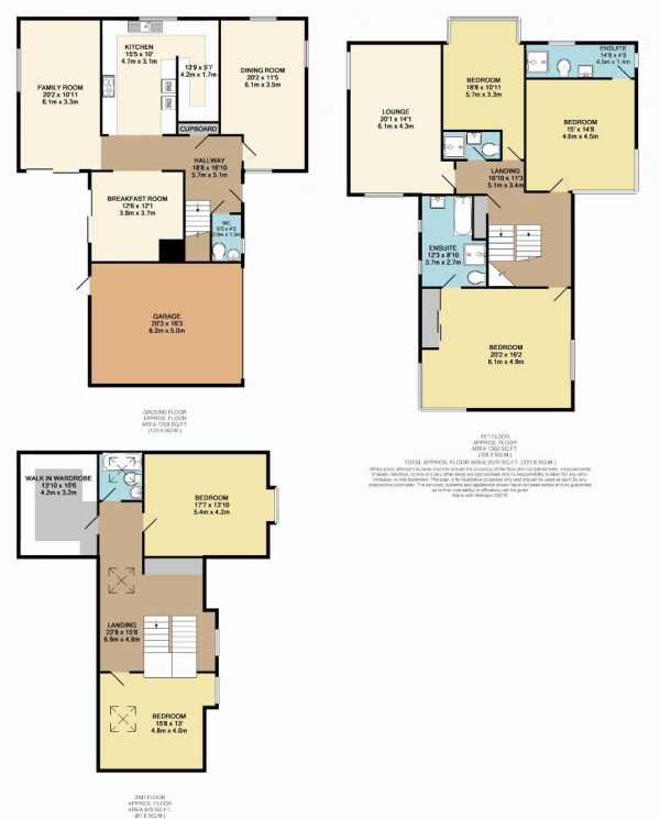 Floor Plan Image for 6 Bedroom Detached House for Sale in Tongdean Road, Hove