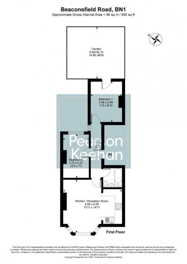 Floor Plan Image for 4 Bedroom Block of Apartments for Sale in Beaconsfield Road, Brighton