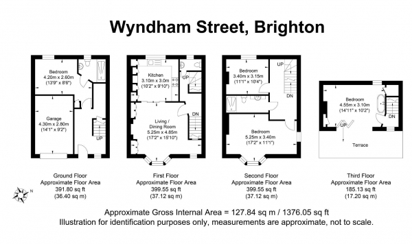 Floor Plan Image for 4 Bedroom Property for Sale in Wyndham Street, Brighton