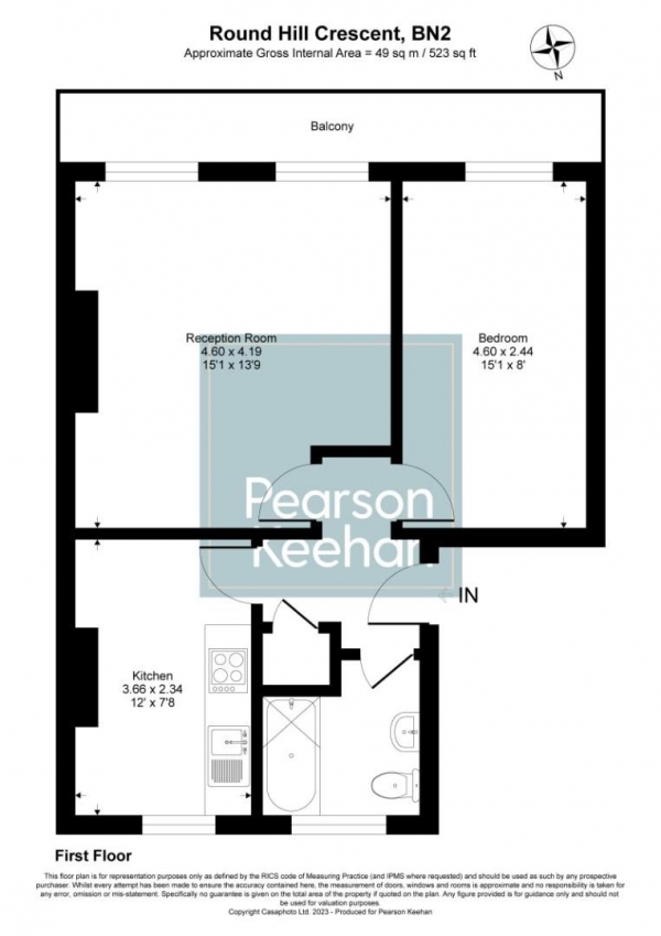 Floor Plan Image for Block of Apartments for Sale in Roundhill Crescent, Brighton