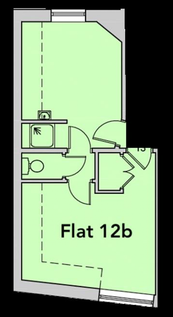 Floor Plan Image for 1 Bedroom Flat to Rent in 43a Kings Road, Brighton