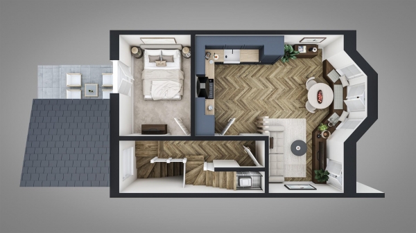 Floor Plan Image for 2 Bedroom Apartment for Sale in Westbourne Street, Hove