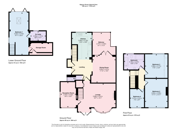 Floor Plan Image for 4 Bedroom Semi-Detached House for Sale in Mayfair Gardens, Woodford Green