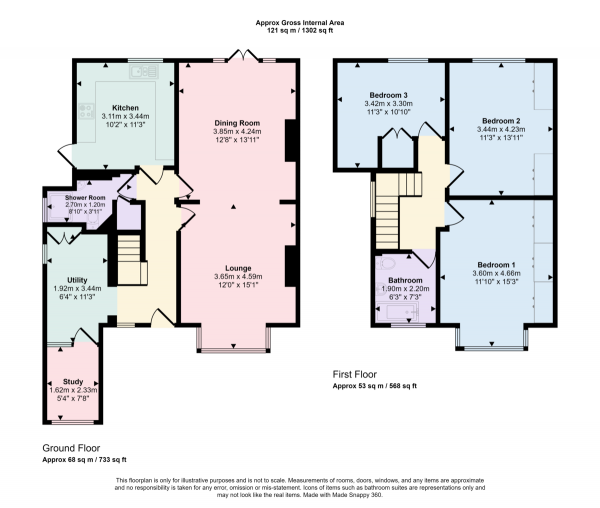 Floor Plan Image for 3 Bedroom Semi-Detached House for Sale in St. Barnabas Road, Woodford Green