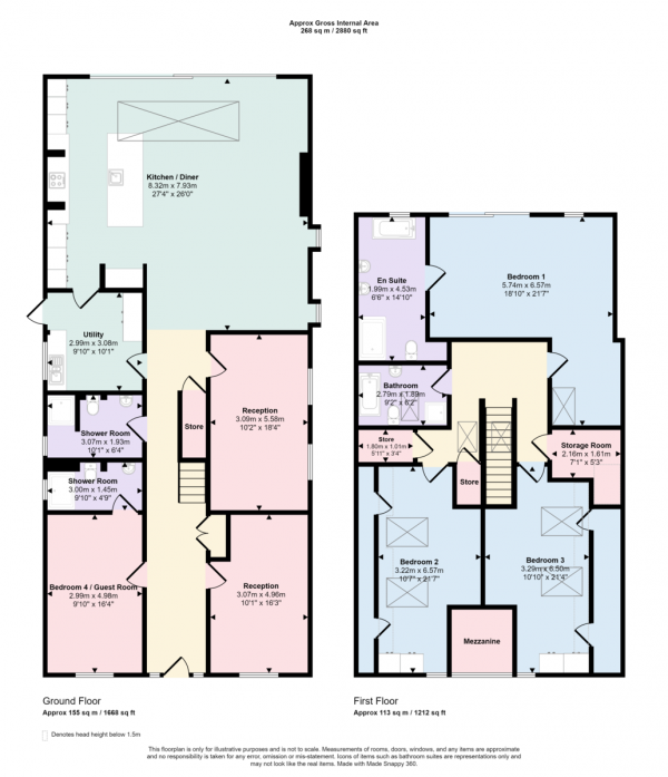 Floor Plan Image for 4 Bedroom Detached House for Sale in Newlands Road, Woodford Green