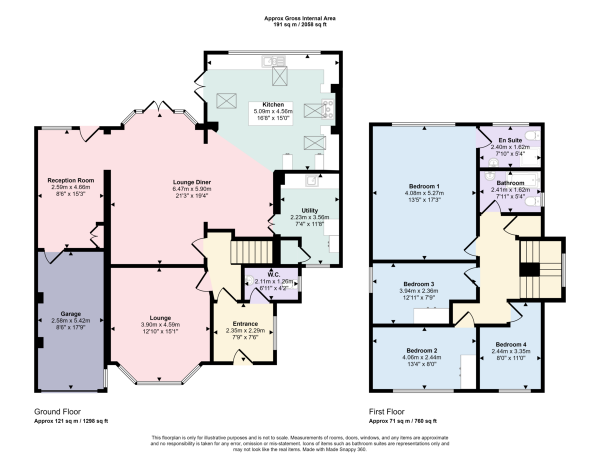 Floor Plan Image for 4 Bedroom Detached House for Sale in Malvern Drive, Woodford Green