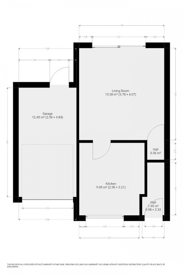 Floor Plan Image for 2 Bedroom Semi-Detached House for Sale in Britannia Avenue, Nottingham