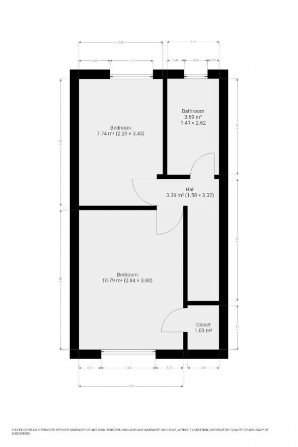 Floor Plan Image for 2 Bedroom Semi-Detached House for Sale in Britannia Avenue, Nottingham