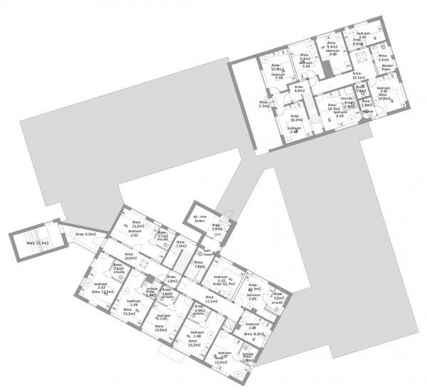 Floor Plan Image for 1 Bedroom House Share to Rent in Room 34, Kenilworth Drive, Ilkeston, Derby, DE7