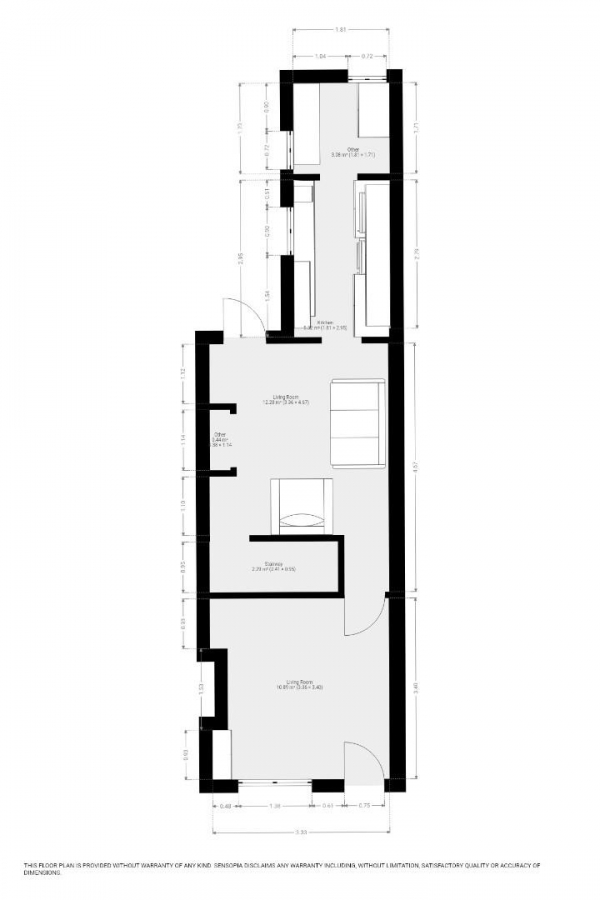 Floor Plan Image for 2 Bedroom End of Terrace House to Rent in Randolph Road, Derby