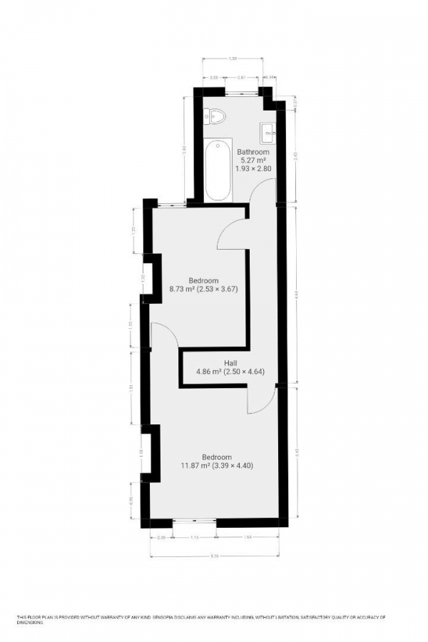 Floor Plan Image for 2 Bedroom End of Terrace House to Rent in Randolph Road, Derby