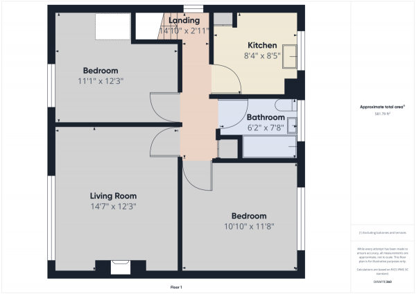 Floor Plan Image for 2 Bedroom Maisonette for Sale in Hayes, London UB4