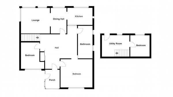 Floor Plan Image for 3 Bedroom Detached Bungalow for Sale in Barton Hill Road, Torquay