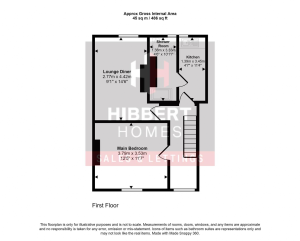 Floor Plan for Office to Rent in Wilmslow Road, Cheadle, SK8, 1DW - £219 pw | £950 pcm