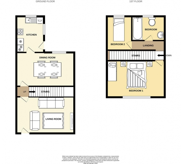 Floor Plan Image for 2 Bedroom Terraced House for Sale in Lowfield Road, Shaw Heath, Stockport