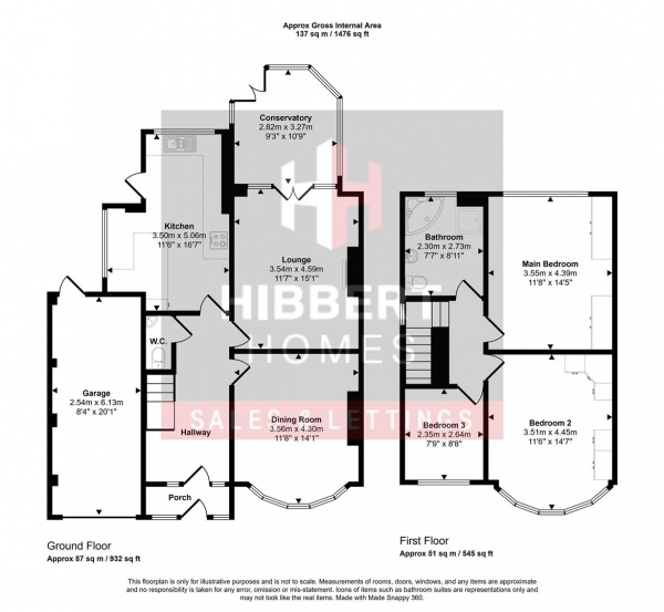 Floor Plan Image for 3 Bedroom Semi-Detached House for Sale in Woodsmoor Lane, Stockport