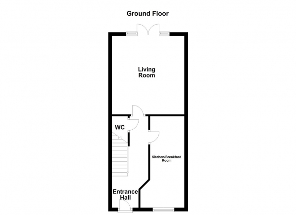 Floor Plan Image for 4 Bedroom Town House to Rent in Maltby Avenue, Woolley Grange, Barnsley