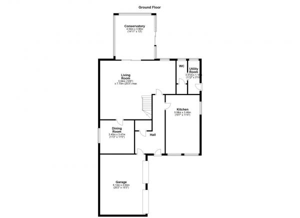 Floor Plan Image for 5 Bedroom Detached House for Sale in Fairways Court, Darrington, Pontefract