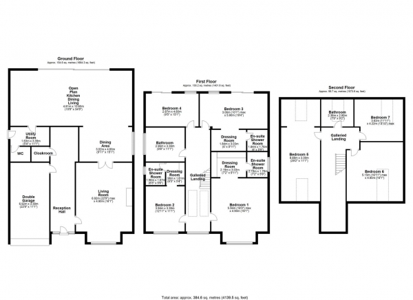 Floor Plan Image for 7 Bedroom Detached House for Sale in HALLMARK FINE HOMES | Hill Top Road, Newmillerdam, Wakefield