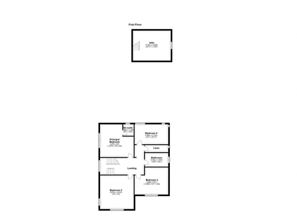 Floor Plan Image for 4 Bedroom Property for Sale in Sowood Lane, Ossett