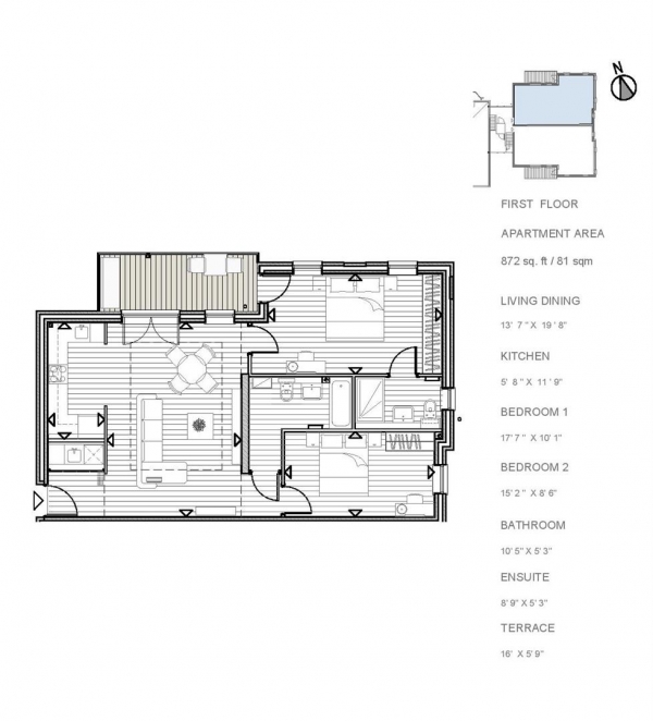 Floor Plan Image for 2 Bedroom Property for Sale in The East Wing, Castle Road, Sandal, Wakefield