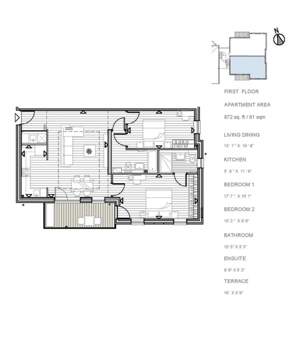 Floor Plan Image for 2 Bedroom Property for Sale in The East Wing, Castle Road, Sandal, Wakefield