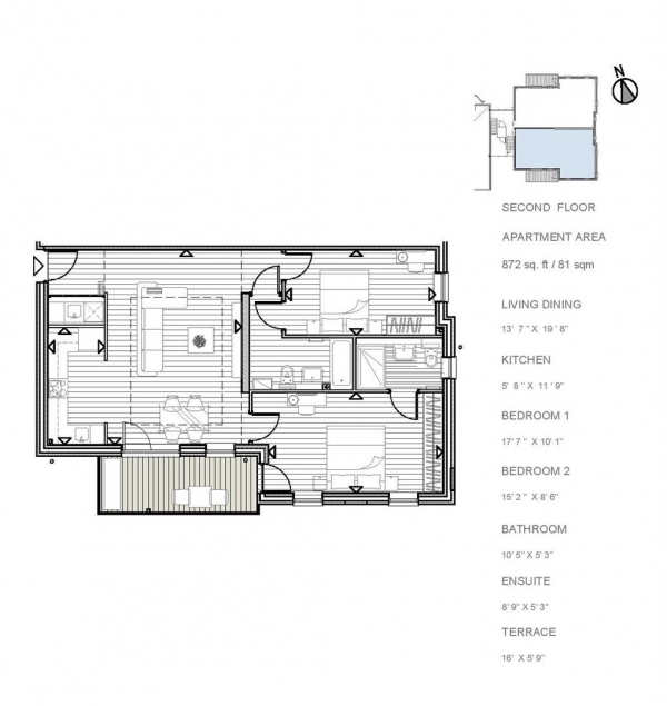 Floor Plan Image for 2 Bedroom Property for Sale in The East Wing, Castle Road, Sandal, Wakefield