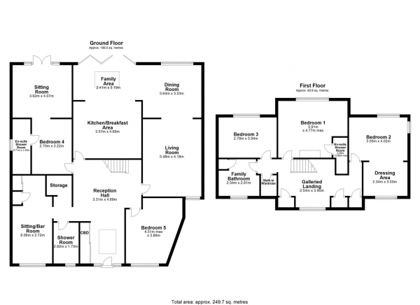 Floor Plan Image for 5 Bedroom Detached House for Sale in HALLMARK FINE HOMES | Southdale Road, Ossett