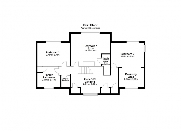 Floor Plan Image for 5 Bedroom Detached House for Sale in HALLMARK FINE HOMES | Southdale Road, Ossett