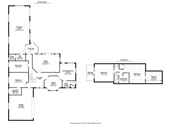 Floor Plan Image for 4 Bedroom Detached Bungalow for Sale in Backhouse Lane, Woolley, Wakefield