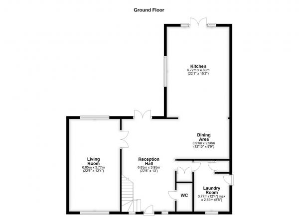 Floor Plan Image for 6 Bedroom Detached House for Sale in HALLMARK FINE HOMES | Middlefield Lane, Kirk Smeaton, Pontefract